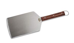 pit boss 67288 cut stainless steel with rosewood handle large grill spatula
