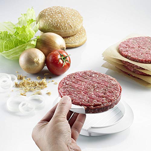 Non Stick Burger Press, Hamburger Maker Mold, BBQ Patty Juicy Regular Beef Maker Round