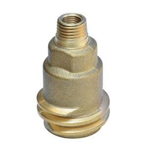onlyfire 5042 QCC1 Propane Gas Fitting Adapter with 1/4 Inch Male Pipe Thread, Brass Fitting