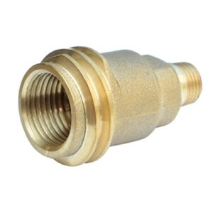 onlyfire 5042 QCC1 Propane Gas Fitting Adapter with 1/4 Inch Male Pipe Thread, Brass Fitting