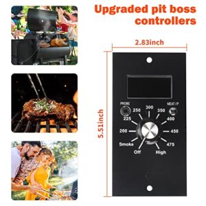 Upgrade Digital Control Board for Pit Boss Wood Smoker Replacement Parts Thermostat Kit Compatible with Pit Boss PB700,340,440,820 with 2 Meat Probe