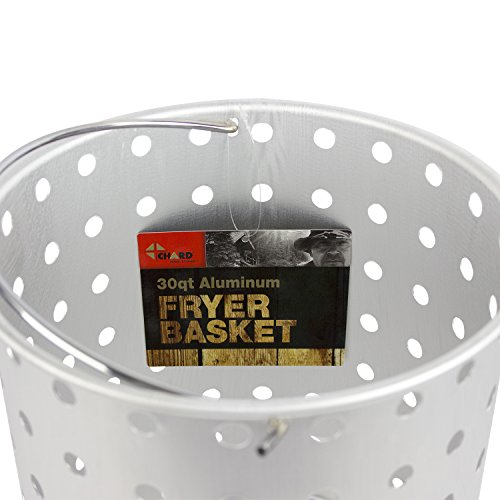 CHARD AFB-30 Aluminum Frying Basket Pots, 30-Quart