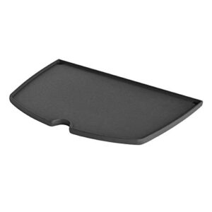 stanbroil cast iron cooking griddle replacement for weber q100 and q1000 series grills, replacement for weber 6558