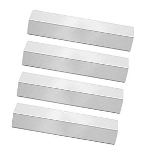 bbq funland sh2311(4-pack) stainless steel heat plate replacement for select gas grill models by aussie, brinkmann, uniflame, charmglow, grill king, lowes model grills