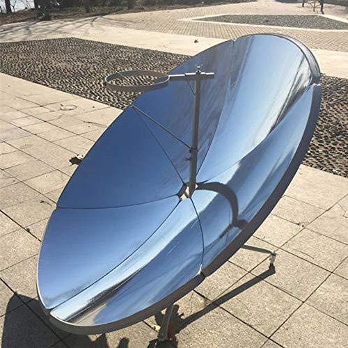 Portable Solar Cooker, 1800W 1.5m Diameter Camping Outdoor Solar Cooker for solar heating, visual education or DIY solar concentrator 59'' Diameter