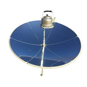 Portable Solar Cooker, 1800W 1.5m Diameter Camping Outdoor Solar Cooker for solar heating, visual education or DIY solar concentrator 59'' Diameter