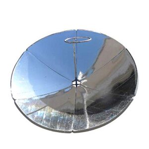 Portable Solar Cooker, 1800W 1.5m Diameter Camping Outdoor Solar Cooker for solar heating, visual education or DIY solar concentrator 59'' Diameter
