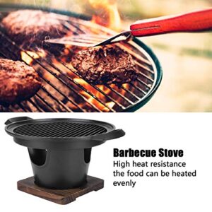 Portable Barbecue Stove, Mini Smokeless Barbecue Household Korean BBQ Grill Tabletop Smoker Grill for Household