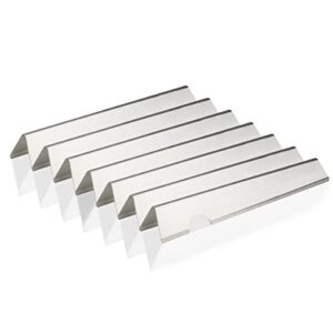 uniflasy 66033 stainless steel flavorizer bars for genesis ii/lx 400, genesis ii e410, e435, s435 (2017 and newer) series gas grills 17 inch heat plates flavor bar for weber 66796 66797