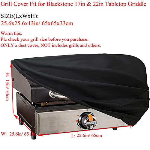 Grill Griddle Cover UCARE Waterproof Grill Furniture Covers Replacement for Blackstone 17"&22" Tabletop Griddle