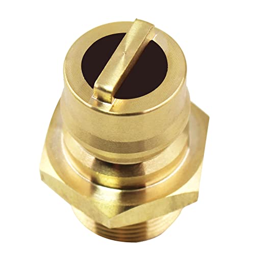 MENSI 3/4" Brass Male Quick Connect Plug Fittings Fits Dual Fuel Generator Regulator Exits Convert to Connect Natural Quick Connect Hose
