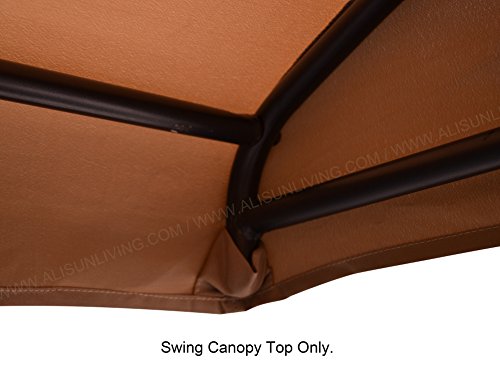 ALISUN Replacement Canopy Top for GT Porch Swing Model #GCS00229C (Will Not Fit Any Other Swing)