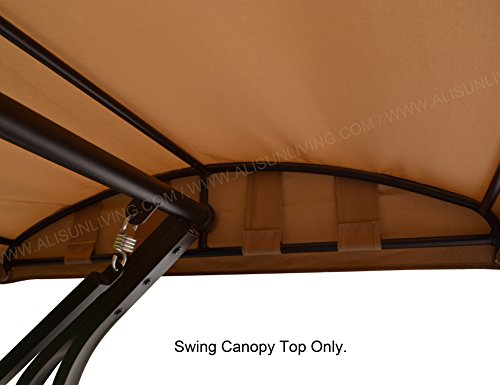 ALISUN Replacement Canopy Top for GT Porch Swing Model #GCS00229C (Will Not Fit Any Other Swing)