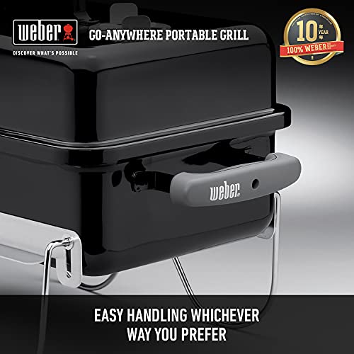 Weber Go-Anywhere Charcoal Grill, Black