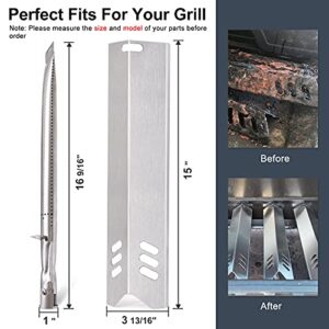 Criditpid Grill Parts Kits Compatible for Dyna-Glo DGF493BNP DGB494SPB, Backyard Grill BY13-101-001-12 BY14-101-001-02, BHG BH13-101-099-01 Grill, 15inch Dynaglo dgf493bnp Replacement Parts