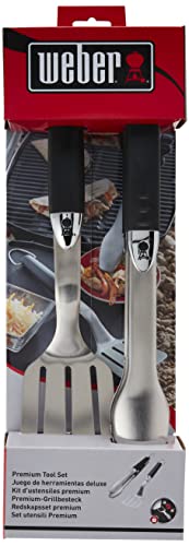 Weber Original Portable 2-Piece Stainless Steel Tool Set