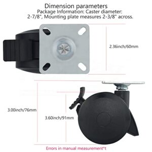 69828 Locking Caster Compatible with Weber Spirit 200/300 Series Gas Grills (2013-2017/2019) with"Up Front" Controls for Spirit 200/300 Series Grills - Wheel Locking Mechanism