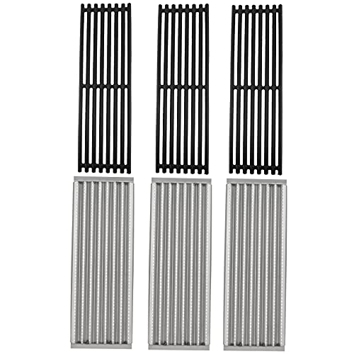 MixRBBQ Grill Grate and Emitter Replacement Parts for Char-Broil Commercial, Signature, or Professional Series TRU-Infrared Gas Grills, 3 Pack