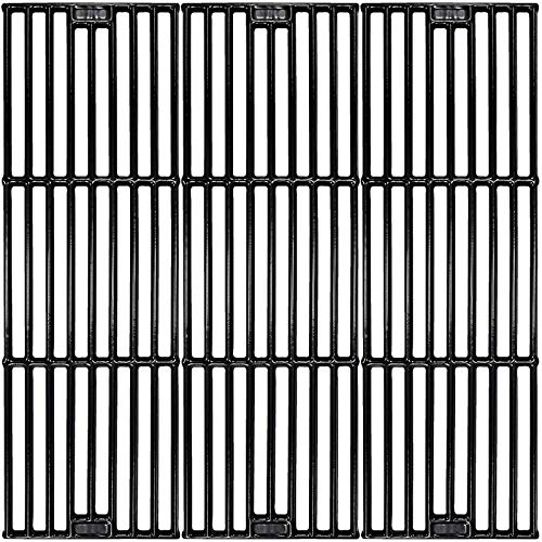 Uniflasy Grill Cooking Grates for Chargriller 5050, 2121, 2123, 2222, 2828, 3001, 3008, 3725, 3030, 4000, 5252, King Griller 3008, 5252, 3 Pack 19 3/4 Inch Char Griller Duo 5050 Grids