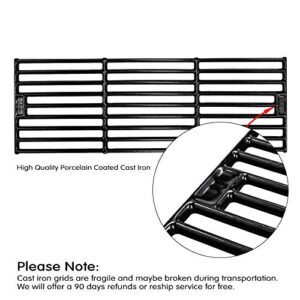 Uniflasy Grill Cooking Grates for Chargriller 5050, 2121, 2123, 2222, 2828, 3001, 3008, 3725, 3030, 4000, 5252, King Griller 3008, 5252, 3 Pack 19 3/4 Inch Char Griller Duo 5050 Grids