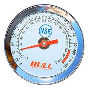 bbq grill temperature gauge fits most bull models 16509