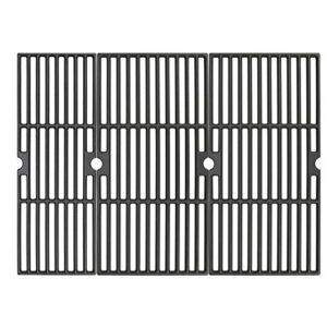 hisencn 18 inch grill grates for charbroil performance 4 burner grills 463377017, 463347017, 463376018p2, cooking grate replacement for charbroil 463376117, 463377117, 463673617, 5-burner 463347519
