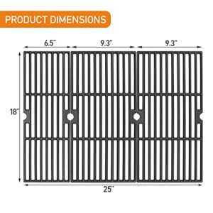 Hisencn 18 Inch Grill Grates for Charbroil Performance 4 Burner Grills 463377017, 463347017, 463376018P2, Cooking Grate Replacement for Charbroil 463376117, 463377117, 463673617, 5-Burner 463347519