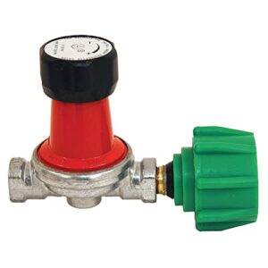 bayou classic 7850 high pressure regulator/control valve features 0-30-psi adjustable regulator 1/4-in fnpt outlet