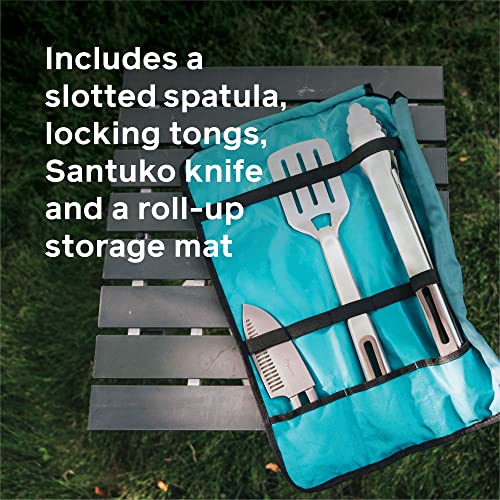 BioLite, Prep & Grill Roll-Up Cooking Utensil Kit for Kitchen, BBQ, Camping and Grilling