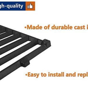 66096 Cast Iron Cooking Grates and 66796 Flavorizer Bars for Weber Genesis II 600 Series Genesis II E-610 S-610 Genesis II LX E-640 S-640 Gas Grills, 11 Pcs Heat Plates Replace for Weber 91611, 66034