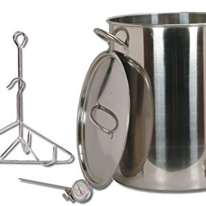 King Kooker 30-Quart Stainless Steel Turkey Pot Package