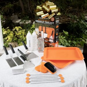 Blackstone 25 Piece Griddle Tool Kit Gift Set for Outdoor Cooking