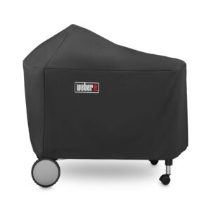 weber grill cover for performer premium and deluxe, 22 inch, black