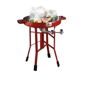 Original FIREDISC 24" Short Outdoor Portable Propane Cooker | Red