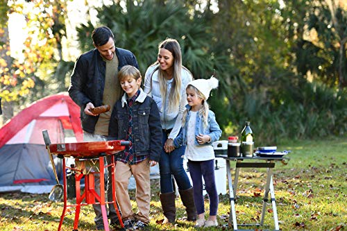 Original FIREDISC 24" Short Outdoor Portable Propane Cooker | Red