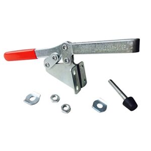 smoker lid clamp, side mount push (1) bbq toggle clamps horizontal handle toggle clamp 202 fl