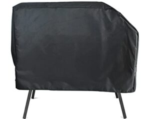mini lustrous grill cover fits for blackstone 17inch 22inch griddle with hood and stand, perfect take along griddle accessories for outdoor cooking and camping (black)