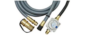 kitchenaid 710-0003 natural gas hose and regulator for gas grill conversion gray