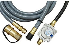 KitchenAid 710-0003 Natural Gas Hose and Regulator for Gas Grill Conversion Gray