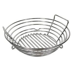 stainless steel charcoal ash basket fits for kamado joe jr charcoal ash basket charcoal holder with handles