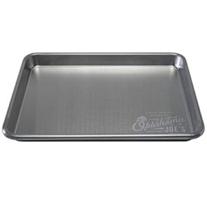 oklahoma joe's 7746212p06 13" x 9" aluminum bbq serving tray, gray