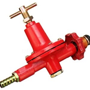 0-30PSI Adjustable High Pressure Propane Regulator Valve for Outdoor BBQ Burner Fryer Valve Campers Tank Regulator