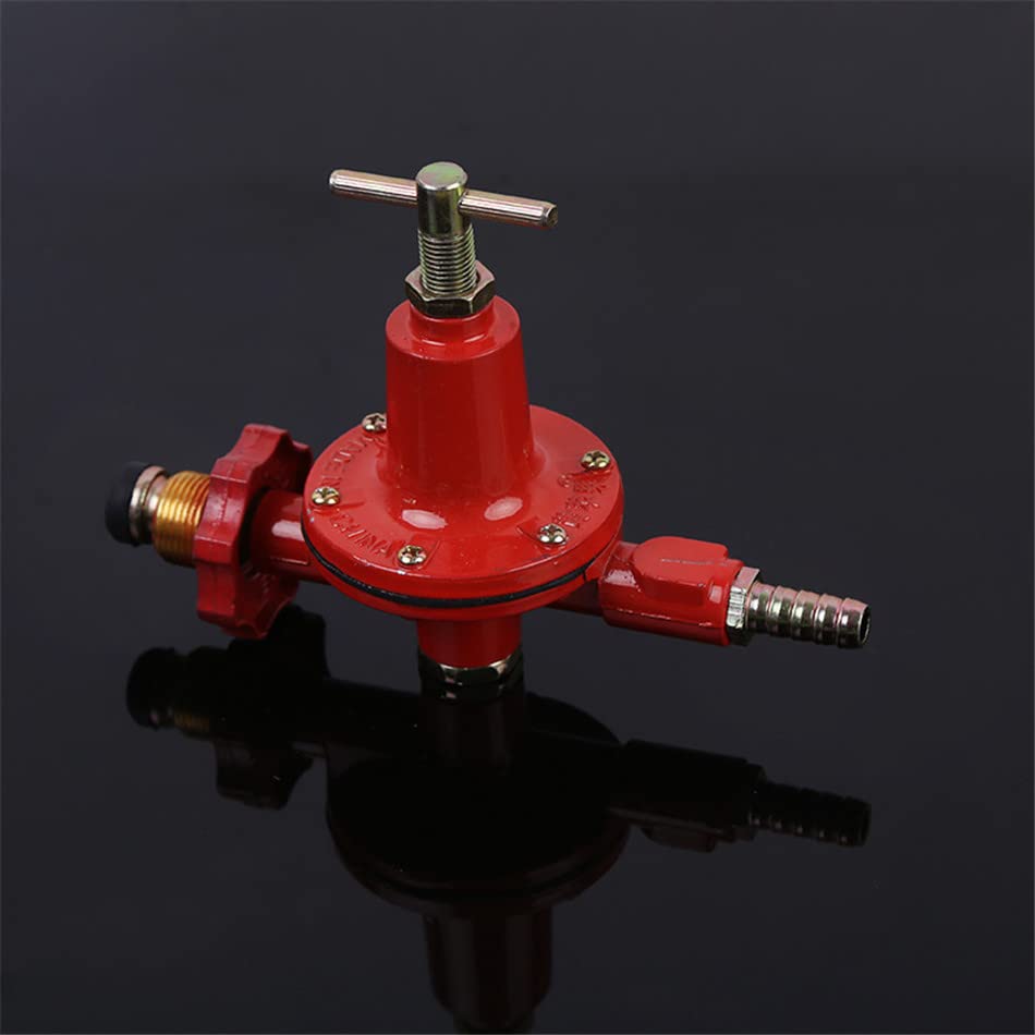 0-30PSI Adjustable High Pressure Propane Regulator Valve for Outdoor BBQ Burner Fryer Valve Campers Tank Regulator