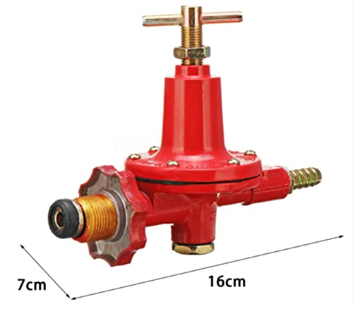 0-30PSI Adjustable High Pressure Propane Regulator Valve for Outdoor BBQ Burner Fryer Valve Campers Tank Regulator