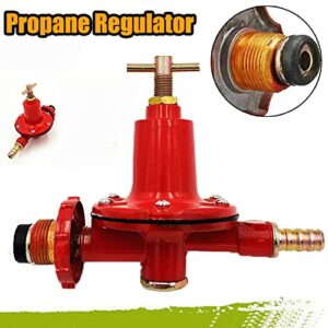 0-30PSI Adjustable High Pressure Propane Regulator Valve for Outdoor BBQ Burner Fryer Valve Campers Tank Regulator