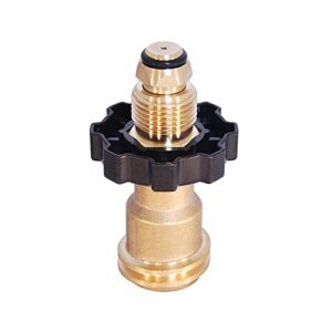 KIBOW Universal Propane Tank Adapter for Old P.O.L Style to New Style/100% Solid Brass CSA Certified