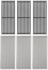 cast iron grill grates and emitter plates for char-broil tru-infrared 461210010, 463224611, 463241313, 463261709, 463262210, 466270610, 466270611, original part number g526-0007-w1, g515-4700-w1