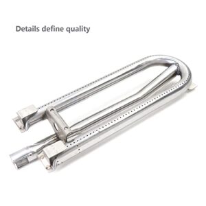 Derurizy 19 1/8" x 6" Gas Grill Burner Stainless Steel Replacement Parts for Brinkmann Charmglow 810-8905-S 810-8907-S and DCS 27DBQR, DCS 30 BGB30-BQR Gas Grill Models, BBQ Pipe Tube Accessories, 3 Pack