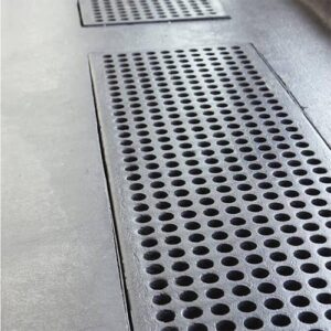 Stainless Steel Perforated Grill Sheet Stainless Perforated Sheet Perforated BBQ Grill Outdoor Replacement Charcoal Tray or Pan for Charcoal Grill (1PC-30cmx30cm(11.8"x11.8")--Thickness 0.88mm(0.03"))