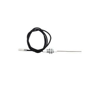 Meter Star 2PCS/LOT M101 Threaded 6.4mm Ceramic Electrode Spark Plug with Wire 900mm with 2.8x0.5 Flat Terminal,Ignition Needles and Wires Used by AA Pulse igniter